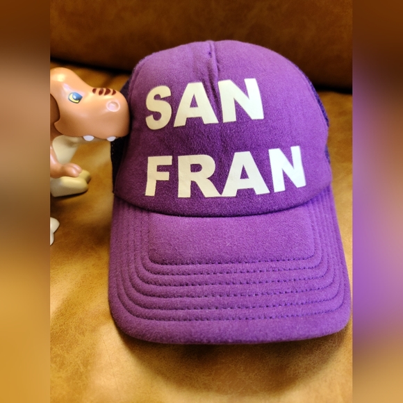 Y2K Urban Outfitters Classic San Fran Trucker Hat - Picture 2 of 5